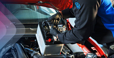 Genuine VW Battery and Installation<sup>9</sup>